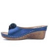 GC Shoes Sydney Flower Comfort Slide Wedge Sandals - 4 of 4