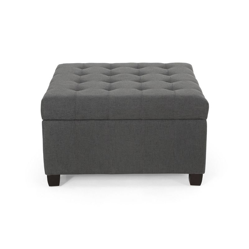 Isabella Contemporary Tufted Fabric Storage Ottoman - Christopher Knight Home, 6 of 14