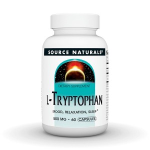 L-Tryptophan 500 mg by Source Naturals, Inc.  -  60 Capsule - 1 of 3