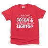 Simply Sage Market Hot Cocoa and Christmas Lights Garment Dyed Tee - 2 of 4
