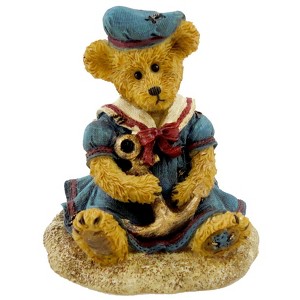 Boyds Bears Resin 3.0 Inch Shelly C Starboard Anchors Away Bearstone Animal Figurines - 1 of 3