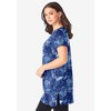 Roaman's Women's Plus Size Ultimate Short Sleeve V Neck Tunic - 4 of 4