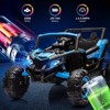 Ride on UTV Car, 24V Battery Powerd Electric Off-Road UTV Car, Remote Control, Music, LED Lights, Ride on Car for Boys Girls - 3 of 4