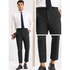 INSPIRE CHIC Men's Dress Pants Slim Fit Flat Front Work Office Tapered Chino Pants - 4 of 4