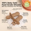 4-Pack Prep Baby Spoons & Forks Set, Self Feeding Baby Utensils 6-18 Months, Silicone BLW Baby Feeding Set, BPA-Free - 2 of 4