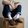 CUSHIONAIRE Wally Loafer-Style Suede Clogs for Men, Slip-On Backless Indoor Outdoor Mens Shoes with Cushioned Footbed - 2 of 4