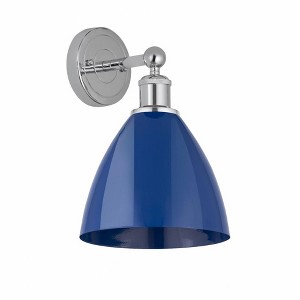 Plymouth Dome - 1 Light Wall Sconce In Industrial Style-10.75 Inches Tall and 7.5 Inches Wide - 1 of 1