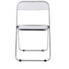 Transparent Folding Chair Chair Pc Plastic Living Room Seat - 2 of 4