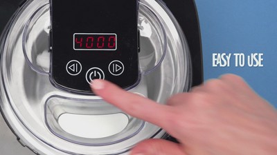 Nostalgia 2-Quart Stainless Steel Digital Ice Cream Maker