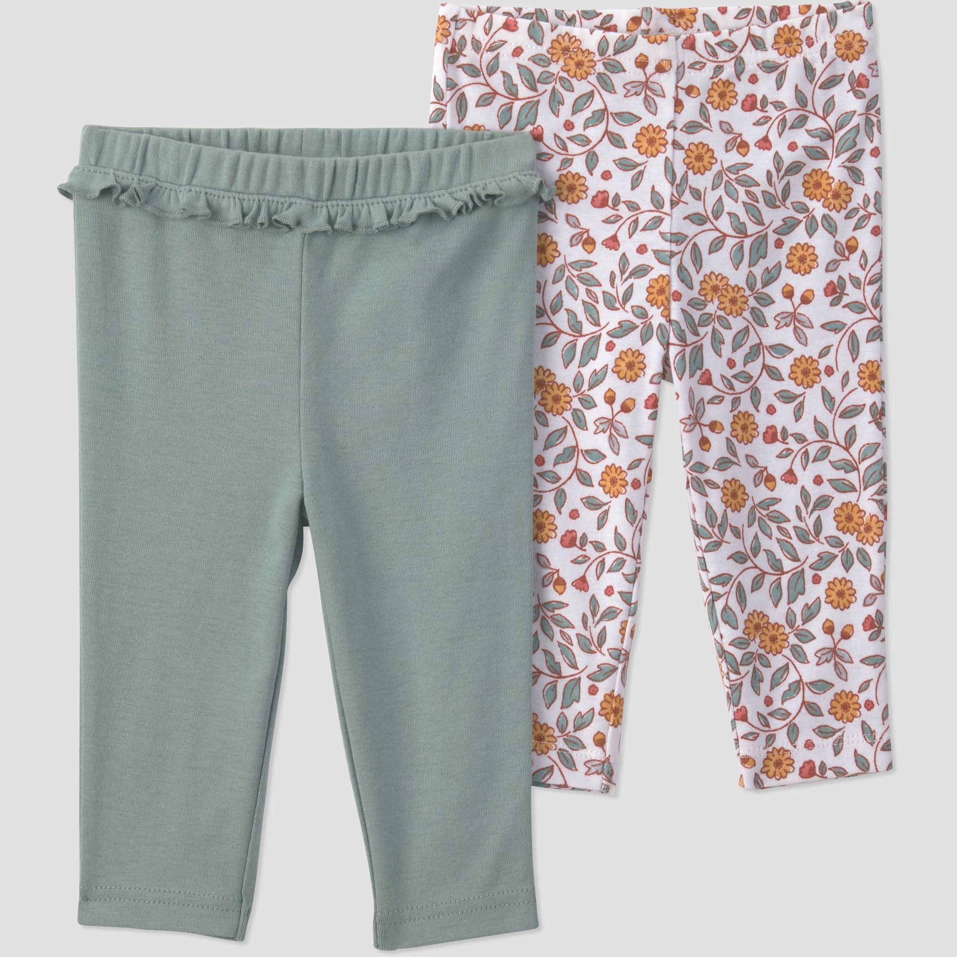 Carter's Just One You® Baby Girls' Pull-On Pants 2pk