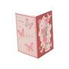 Unique Bargains Greeting Card Rose Garden Series Butterfly Rose Small Paper 5.5x3.9x0.4 Inch 1 Pcs - 4 of 4