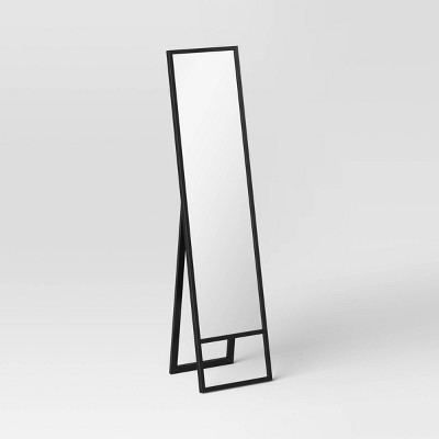 14"x58" Easel Mirror Black - Room Essentials™