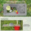 Resenkos  Folding Fish Cleaning Table with Sink, Portable Camping Table with Faucet, Drainage Hose, Sprayer and Shelf - 4 of 4