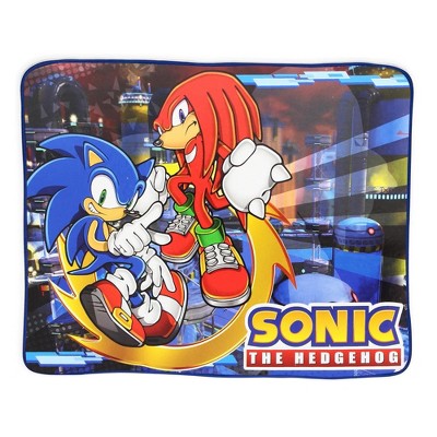 Great Eastern Entertainment Co. Sonic the Hedgehog Sonic & Knuckles 46x60 Inch Fleece Throw Blanket