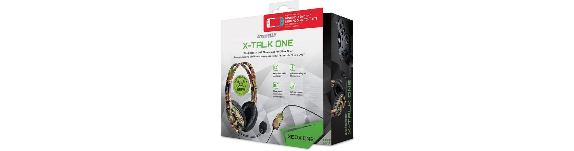 Dreamgear - DreamGear DGXB1-6618  Xbox One X-Talk Game Headset - Boom Mic - (Camo)