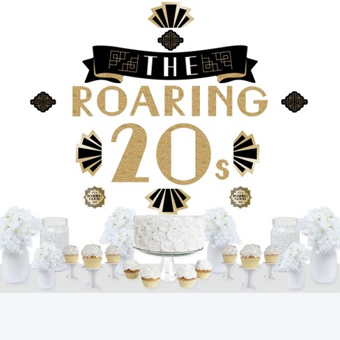 20's party  Roaring 20s birthday party, 20s party decorations, Roaring 20s  party decorations