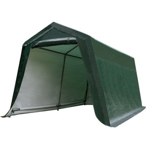 Costway 10'x10' Patio Tent Carport Storage Shelter Shed Car Canopy Heavy Duty Green - 1 of 4