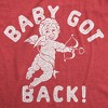 Womens Funny T Shirts Baby Got Back Sarcastic Valentines Day Graphic Novelty Cupid Tee For Ladies - Crazy Dog Women's T Shirt - 2 of 4