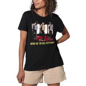 Women's Star Trek Beam Me Out Loose T-Shirt Black - 1 of 4