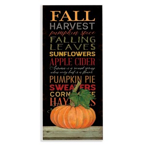 Stupell Industries Fall Harvest Autumn Seasonal, 7" x 17" - 1 of 4