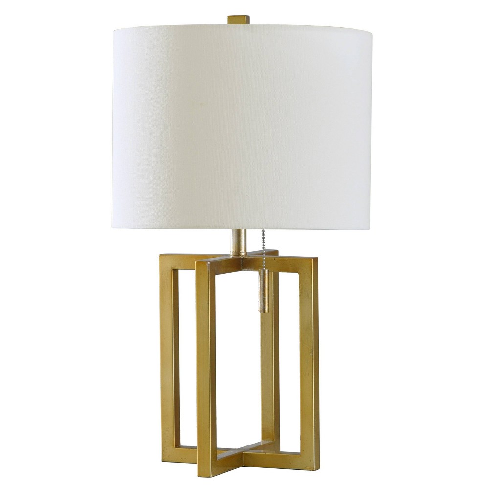 Photos - Floodlight / Street Light Marilou Table Lamp Gold Brussels Off-White - StyleCraft