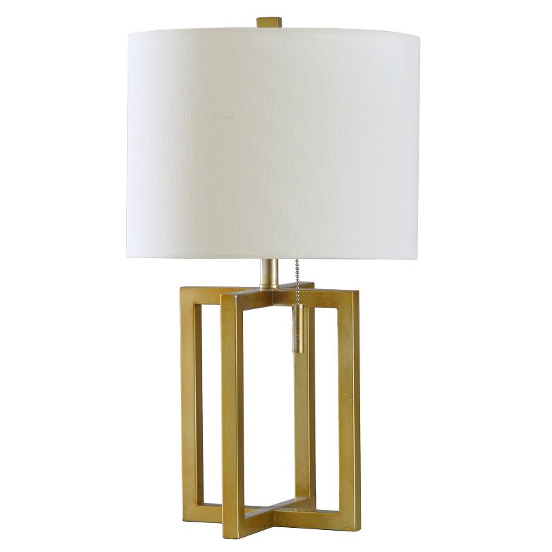 Marilou Table Lamp Gold Brussels Off-White - StyleCraft, 1 of 7