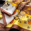 Anna-Kaci Women's Floral Print Satin Scarf with Elegant Design 27.5×27.5 Inches - 4 of 4