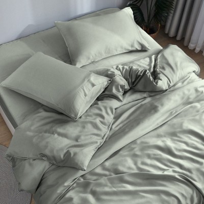 DOZ Bamboo Viscose Sheet Set, Organically Grown Bamboo, Buttery Soft, Cooling, High GSM, Deep Pockets