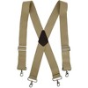 CTM Men's Industrial Terry Logger Suspenders with Metal Swivel Hook Ends - 4 of 4