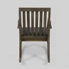 2pk Colmena Acacia Wood Patio Rustic Rocking Chair - Christopher Knight Home - image 3 of 4