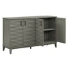 NicBex Elegant Buffet Cabinet with Large Storage Retro Style 4-door Sideboard Cabinet with Adjustable Shelves and Metal Handles - 3 of 4