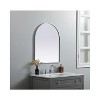 Elegant Lighting Metal Frame Arch Mirror 24x30 Inch in Silver - 3 of 4