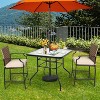 SKONYON 6ft Folding Table Portable Indoor Outdoor Picnic Party Dining Camping - 3 of 3