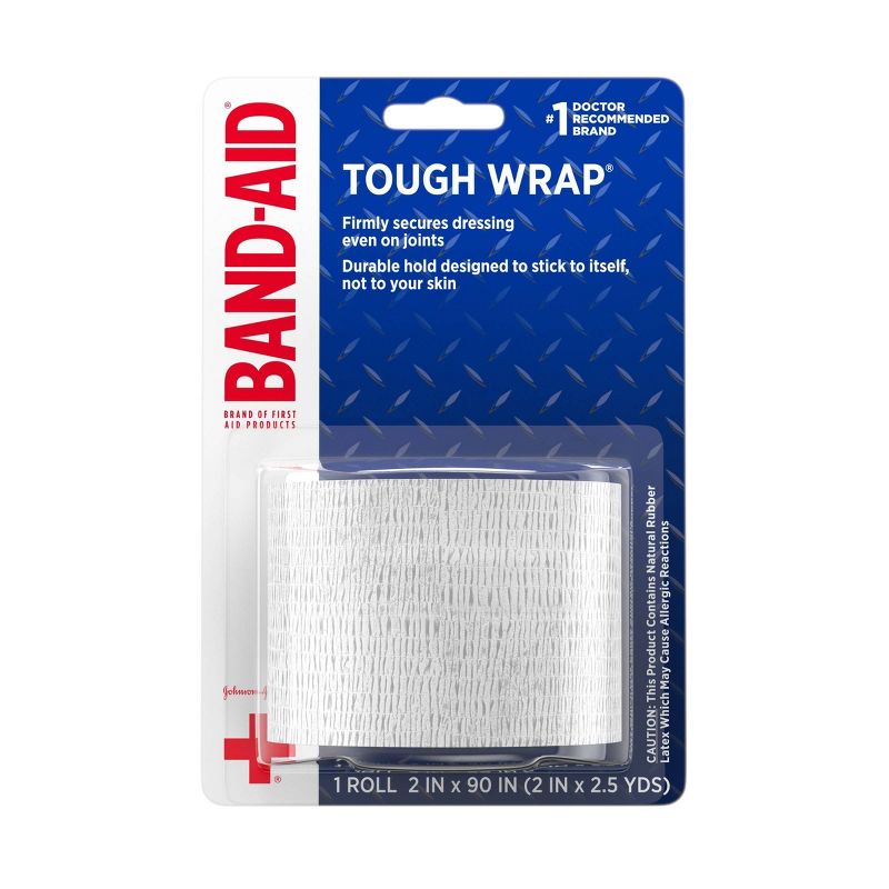Band-Aid Brand Secure-Flex Self-Adherent Wound Wrap - 2 In by 2.5 yd, 1 of 9