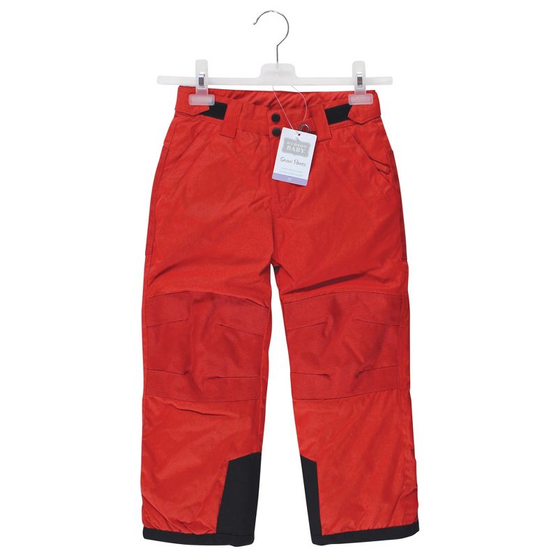 Hudson Baby Unisex Snow Pants, Red, 2 of 5