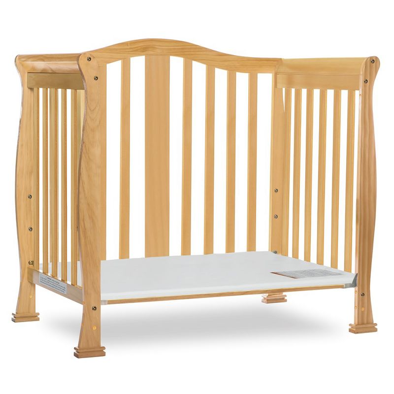 Dream On Me JPMA Certified Naples 4-in-1 Convertible Mini Crib in Natural, 5 of 11