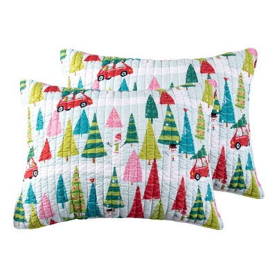King Merry & Bright Holly Jolly Sham Set of 2 - by Levtex Home