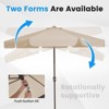 Hyleory 10ft Octagonal Centered Pole Patio Umbrella - Versatile Shade Solution - image 3 of 4