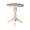 International Concepts 30" Round Top Pedestal Table - 34.9"H - 3 of 4