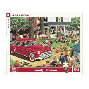 New York Puzzle Company Family Reunion 1000 Piece Puzzle - 1 of 4