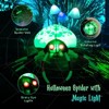 Tangkula Halloween Inflatable Spider with Cobweb Creepy Blow-up Spider with LED Rotating LED Light Green Black Legs Waterproof Halloween Decoration - 3 of 4