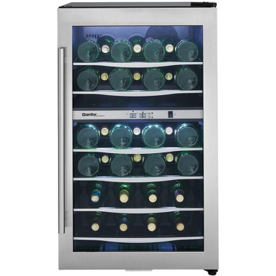 Danby 38 Bottle Free-Standing Wine Cooler in Stainless Steel