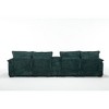 123" Chenille U-Shaped Sectional Sofa with Console, USB & Cup Holders, 6-Seater - 3 of 4