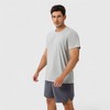 Anna-Kaci Active Men's Moisture-Wicking Short Sleeve T-Shirt with Soft Lightweight Fabric and Athletic Fit - 3 of 4