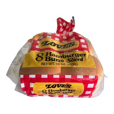 Love's Hamburger Buns - 15oz / 8pk