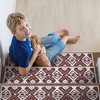SussexHome Hairband Design Cotton Anti-Slip Stair Treads, 9” X 28“ - 3 of 4