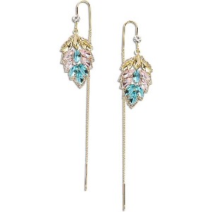 Sonateomber Gold Long Chain Threader Earrings for Women - Fashion Statement Drop Dangle Thread Earrings Jewelry Gift - 1 of 4