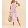 Women's Crochet Maxi Dress Coverup - ocean drive - 2 of 3