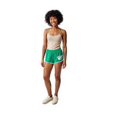 Pickleball Embroidered Graphic Women's Green Dolphin Shorts