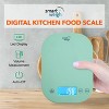 Smart Weigh Digital Food Scale -  11-pound capacity -  Mint Green - 3 of 4